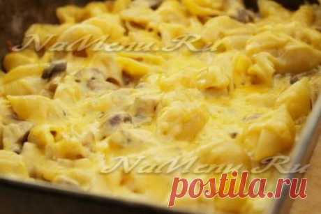Макароны с сыром в духовке