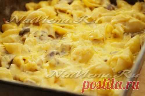 Макароны с сыром в духовке