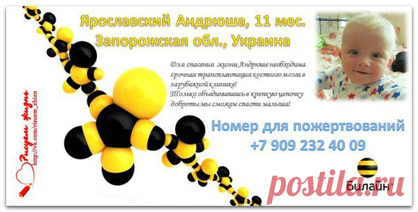 РИСУЕМ ЖИЗНЬ! Андрюша Ярославский, сбор до 12.12