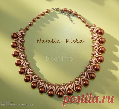 Колье &quot;МАРГАРИТА&quot; | biser.info - всё о бисере и бисерном творчестве