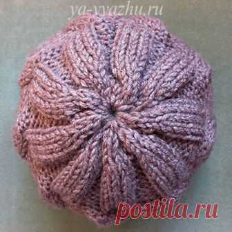 Хотите связать стильную мужскую шапку быстро - вам сюда! | Вязальное настроение...