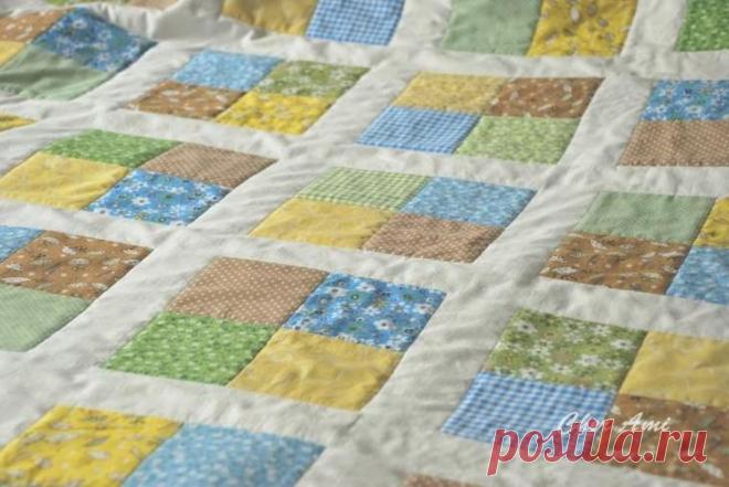 Лоскутное одеяло своими руками