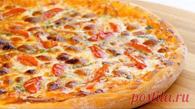🍕Идеальное тесто для пиццы! Два рецепта вкусной домашней пиццы в духовке!🍕