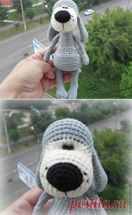 Мастер-класс по вязанию крючком «Собачка Баффи» - Ярмарка Мастеров - ручная работа, handmade