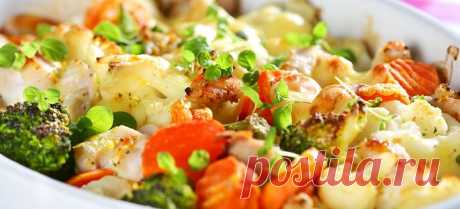 Куриное филе с овощами