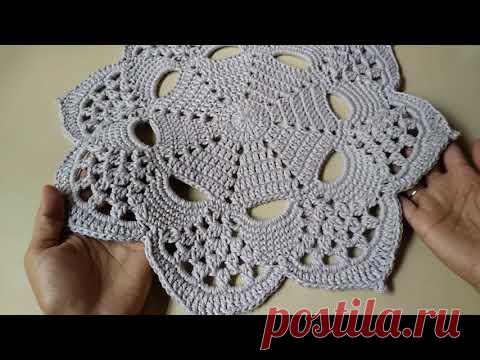 SOUSPLAT EM CROCHÊ ZARA - ARCOS DE OGIVA