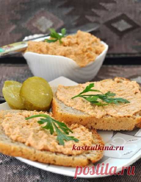 Очень вкусная и быстрая сырно-рыбная паста на бутерброды