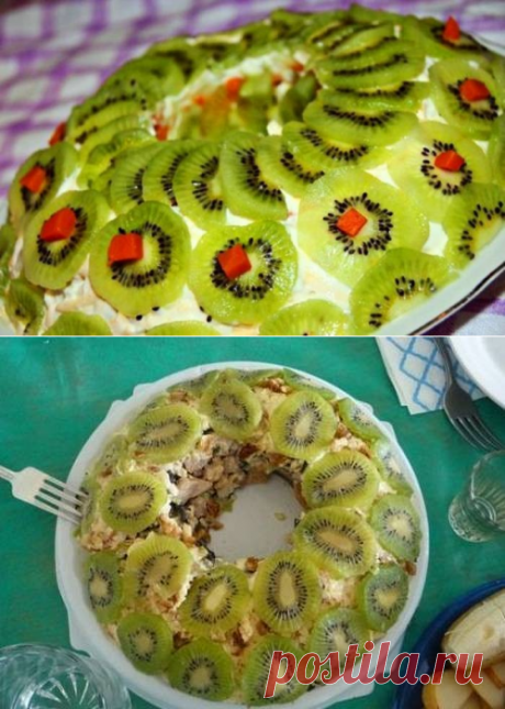 Салат «Новогодняя экзотика» / Простые рецепты