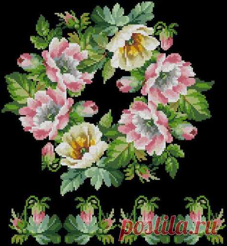 Вышивка. Цветочное