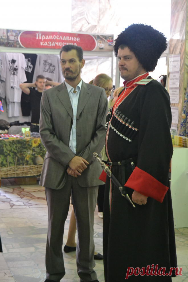 я с есаулом Михаилом Баландиным