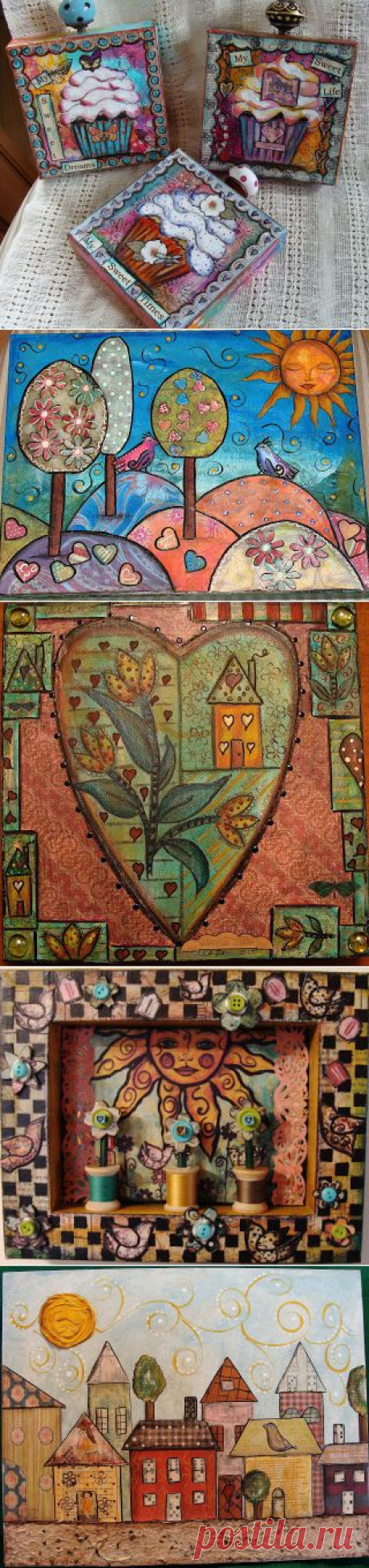 My Art Journal: Mixed Media Paintings