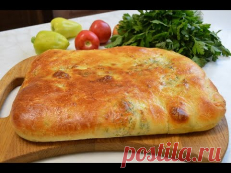 ДАЖЕ ОСТЫТЬ НЕ ДАДУТ, ДО ТАКОЙ СТЕПЕНИ ВКУСНО И АРОМАТНО Хлеб лепешка с сыром и укропом