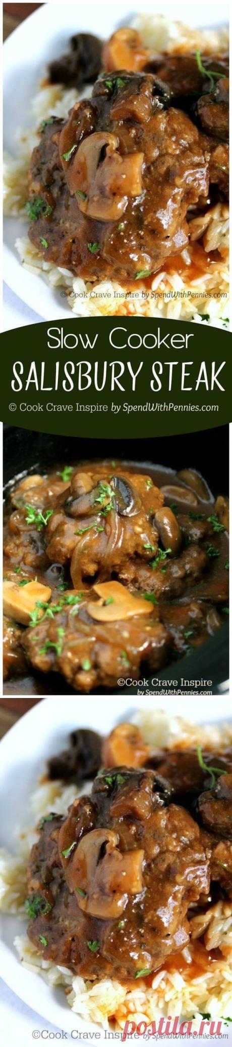 Slow Cooker Salisbury Steak
