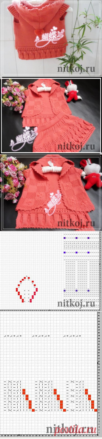 Детский комплект спицами » Ниткой - вязаные вещи для вашего дома, вязание крючком, вязание спицами, схемы вязания
