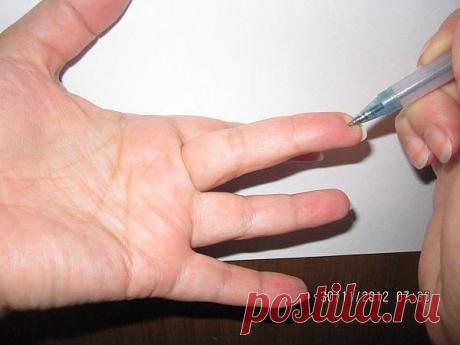 Особая точка ...на пальце