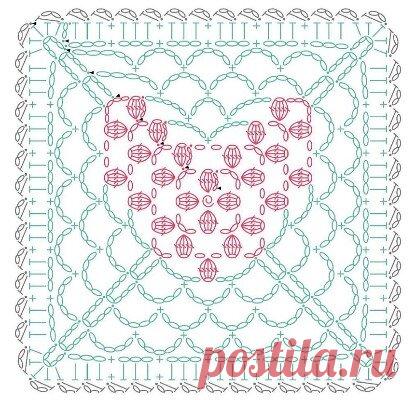 ТОП-10. Универсальные схемы красивых квадратов крючком для увлекательного творчества! | Вязалки Веселого Хомяка | Дзен