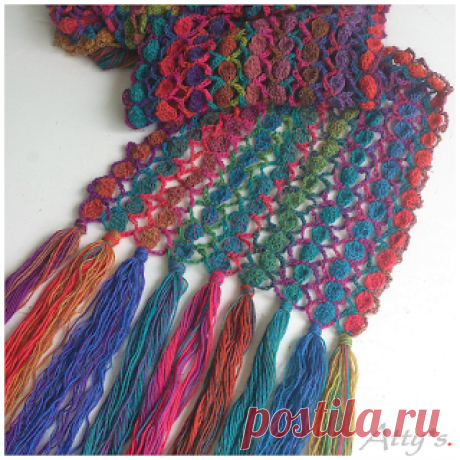 atty's: Crochet Candy Scarf Pattern