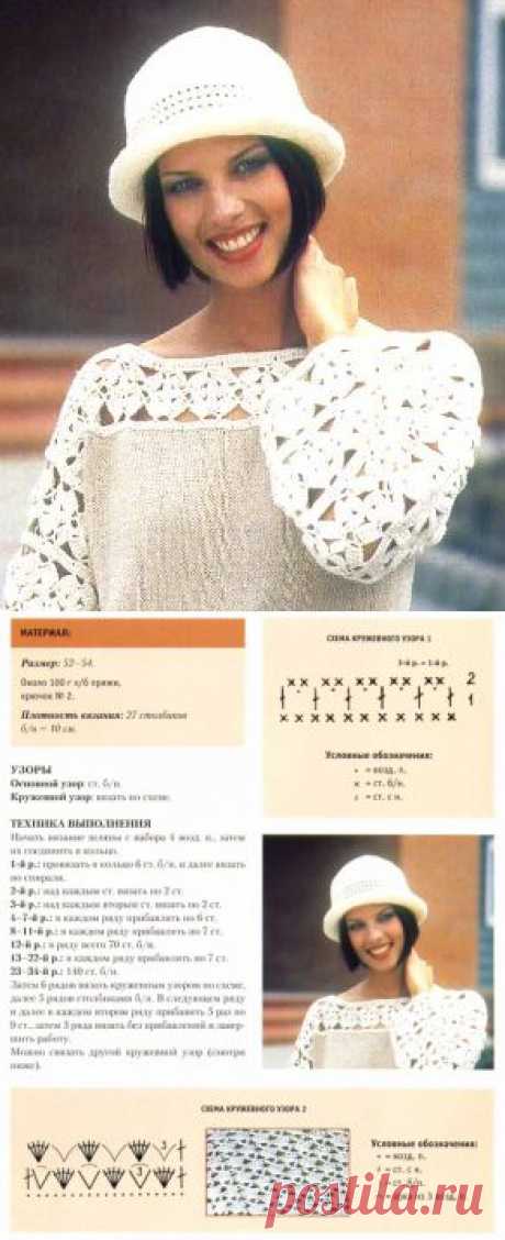 Шляпка &quot;Летнее очарование&quot;.