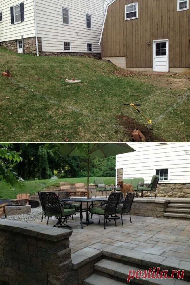 Преображение заднего двора своими руками | Самоделкино