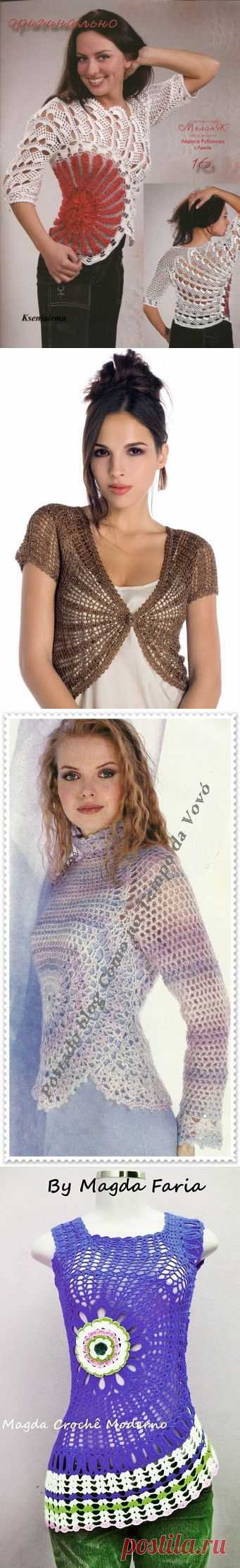 Летняя блуза — асимметрия всегда эффектна! — Рукоделие