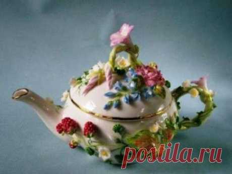 Чайники из холодного фарфора | Уроки лепки