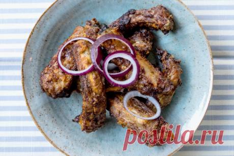 Цхаре некнеби — запеченные ребрышки в аджике. Грузинская кухня. | Кулинарные рецепты