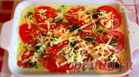 Запеканка из курицы с кабачками и помидорами