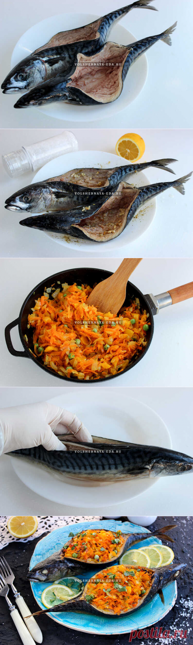 Фаршированная скумбрия