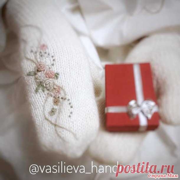 . МК в фотографиях. Варежки с пальцем индийским клином. Часть 2 - Вязание - Страна Мам