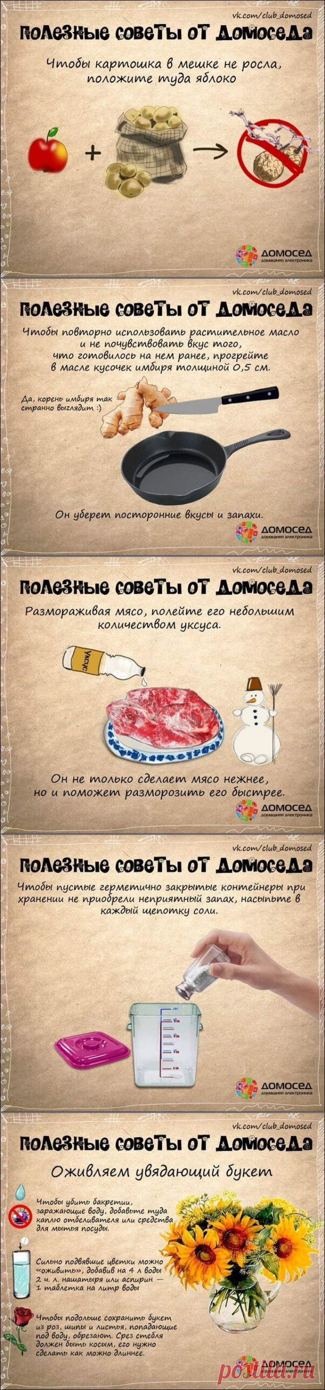 СОВЕТЫ ХОЗЯЮШКАМ