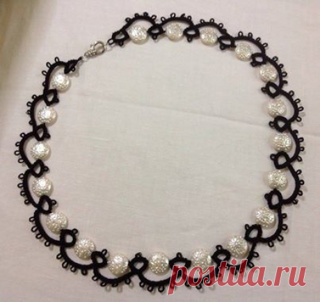 Collana chiacchierino con perle