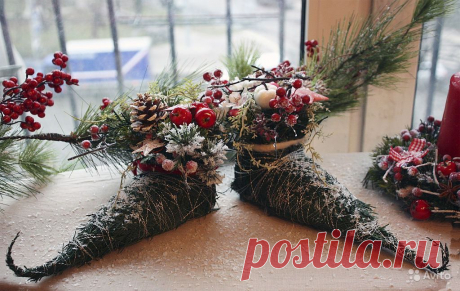 Новогодние сапожки