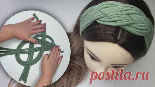Мой стиль DIY | Сшила себе повязку буквально за 5 минут, но надо было видеть лицо моего мужа, когда он узнал из чего она