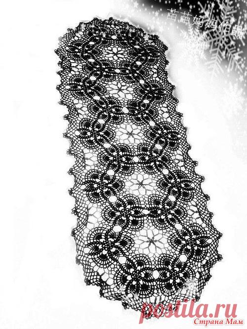Палантин - ажурная прелесть