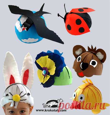 Masks (hats) for kids | krokotak