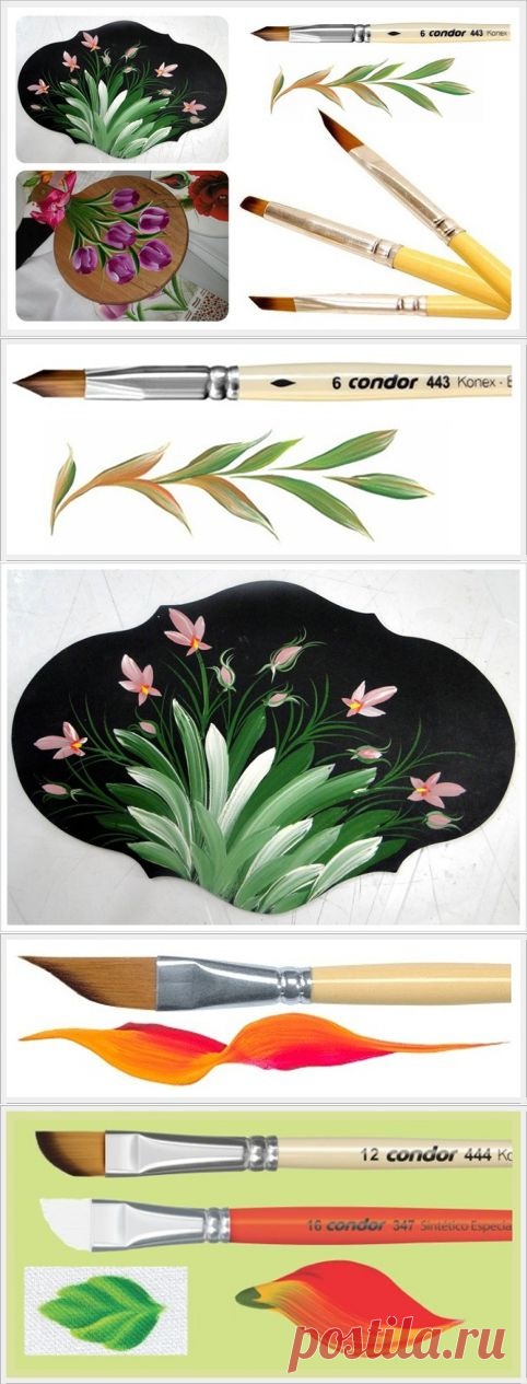 Анатомия мазка. Наклонная "по другому" кисть. (Часть - XI)