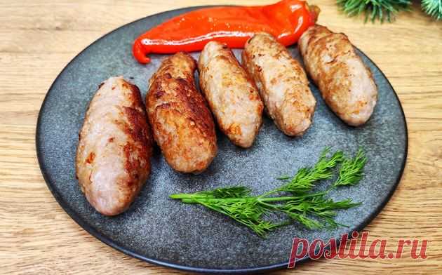 Вместо котлет, готовлю вкусные и очень сочные колбаски 