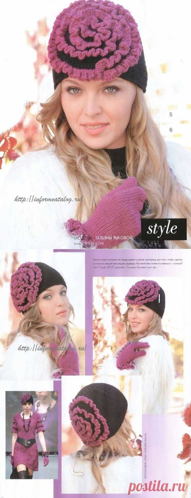 Шапка от Татьяны Рыковой | Ниточка
