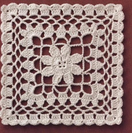 Ivelise Feito à Mão: Quadradinho Multi Uso De Crochê