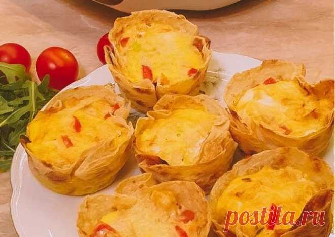 (1) Корзинки из лаваша с курицей - пошаговый рецепт с фото. Автор рецепта Светлана . - Cookpad