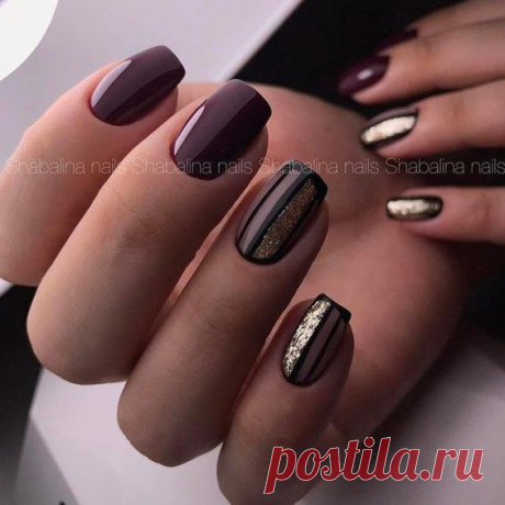 "Вкусный" коричневый маникюр: фото с идеями