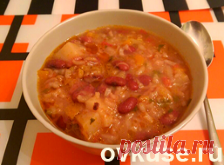 Сытный фасолевый суп в мультиварке - Простые рецепты Овкусе.ру