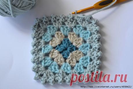 Обвязка края &quot;пузырями&quot; крючком. МК в фото.