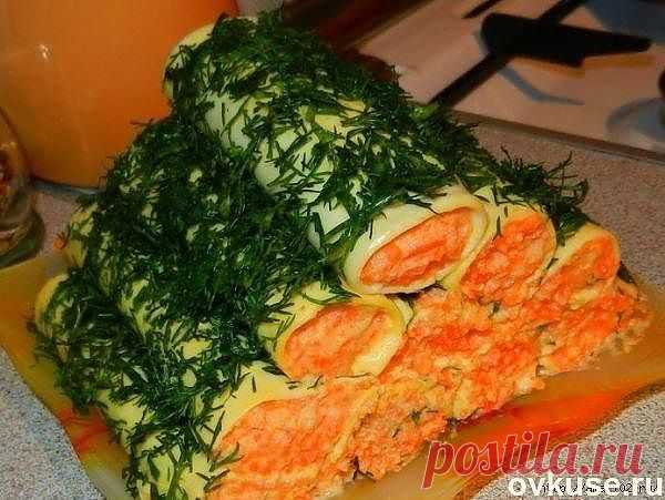 "Закусочные сырные трубочки" - Простые рецепты Овкусе.ру