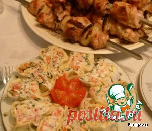 Закусочные рулетики из лаваша