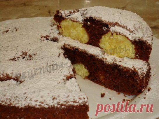 Шоколадный пирог с творожными шариками рецепт с  | Рецепты Юльетты