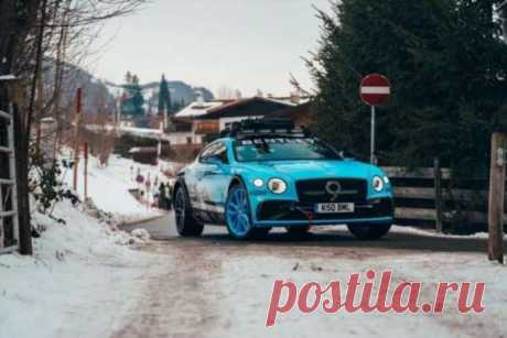 Необычное купе Bentley Continental GT Bomber Edition . Тут забавно !!!