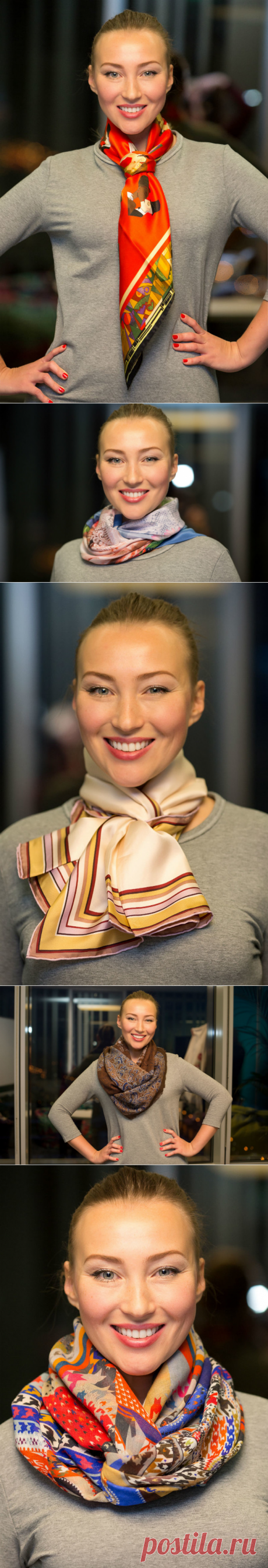 10 способов красиво завязать платок - Леди Mail.Ru
