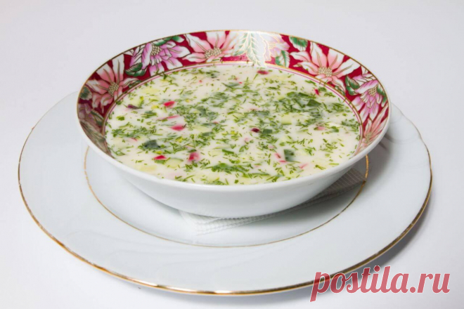 Окрошка 
Автор: ИВАН ИВАНЫЧ 
Кухня:Русская
Описание:Помните старый фильм «Девушка с характером»? Как Катя тому японцу про окрошку рассказала? - Что такое окрошка? - А это когда все рубят на мелкие кусочки! Яп…