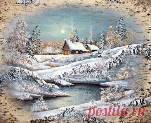 Картины на бересте...* - 34 фото. Фотографии Валерий Семкив.